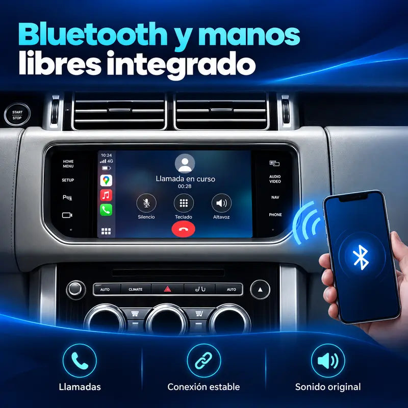 Interfaz CarPlay Land Rover Range Rover Evoque Discovery Jaguar - imagen 7 de 13