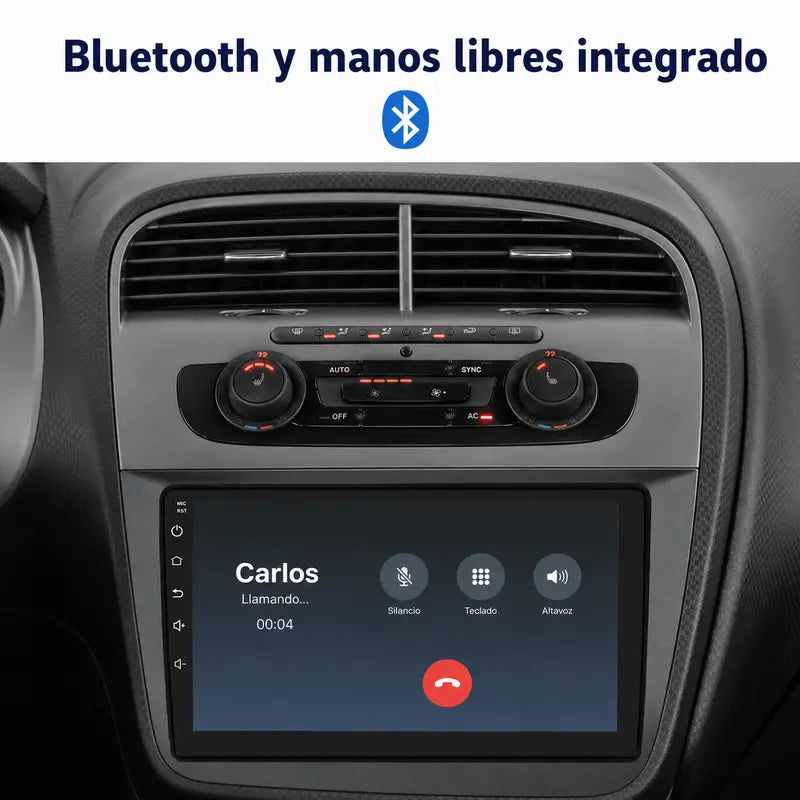 Radio pantalla CarPlay y Android Auto para Seat Altea - foto 7