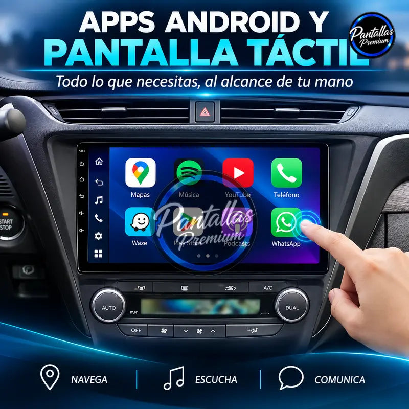 Aplicaciones Android y pantalla táctil Toyota Avensis 3