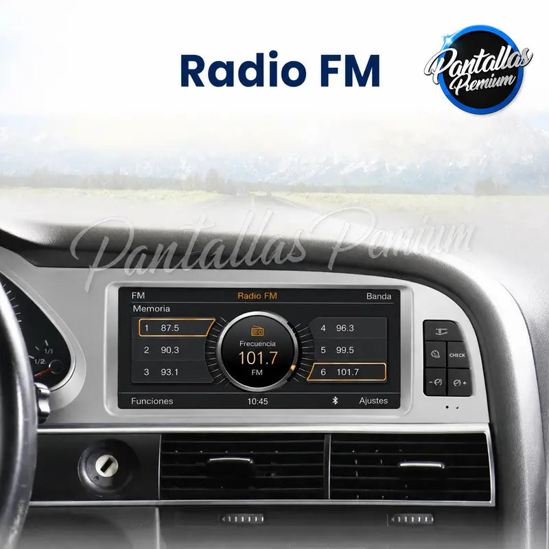 Radio pantalla CarPlay y Android Auto para Audi A6 C6 4F Q7 MMI 2G 3G 2005-2009 Linux - foto 8