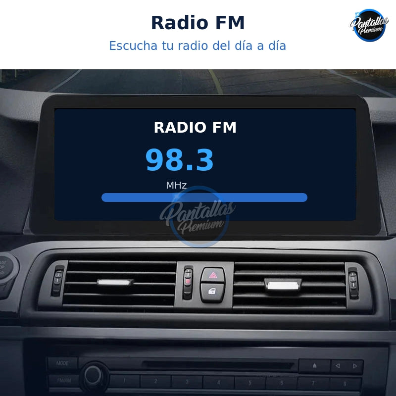 Radio pantalla CarPlay y Android Auto para BMW Serie 5 F10 F11 2011-2017 - foto 8