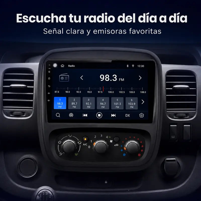 Radio pantalla CarPlay y Android Auto para Renault Trafic Fiat Talento 2014-2020 - foto 8