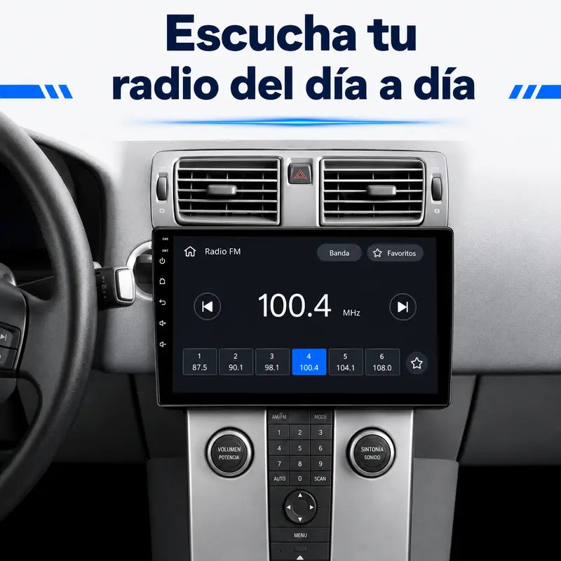 Radio pantalla CarPlay y Android Auto para Volvo C30 S40 V50 C70 2004 - 2012 - foto 8