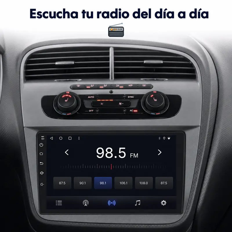 Radio pantalla CarPlay y Android Auto para Seat Altea - foto 8