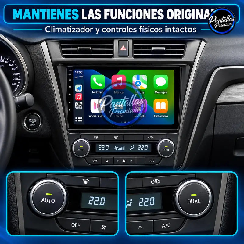 Funciones originales y climatizador Toyota Avensis 3