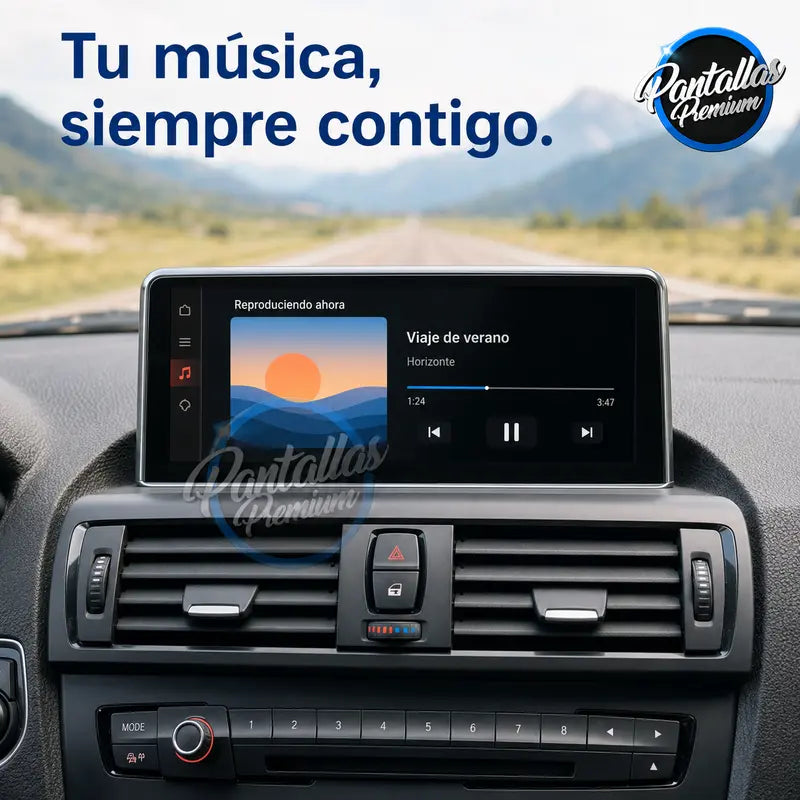 Radio pantalla CarPlay y Android Auto para BMW Serie 1 2 3 4 F20 F21 F22 F30 F31 F32 F33 - foto 9