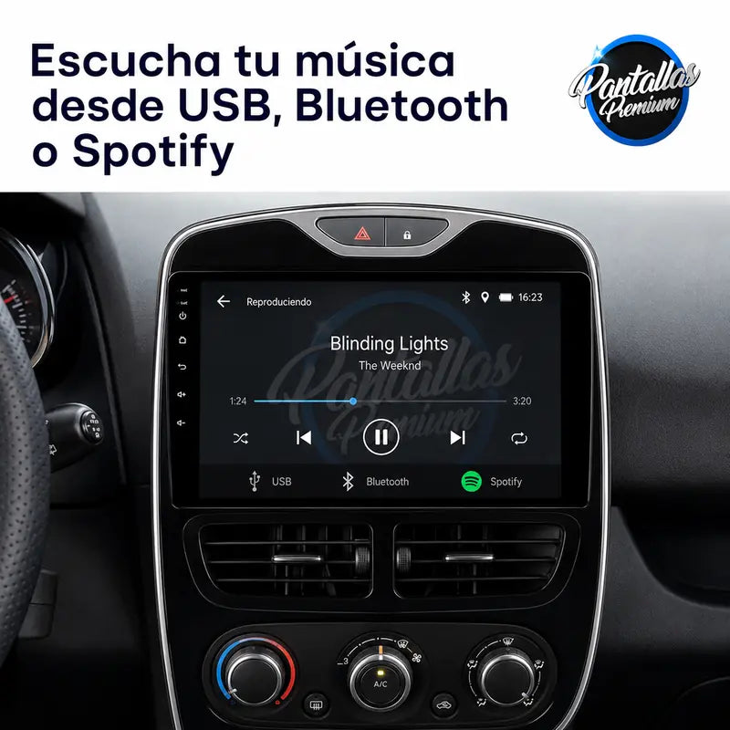 Radio pantalla CarPlay y Android Auto para Renault Clio 4 2012-2016 - foto 9