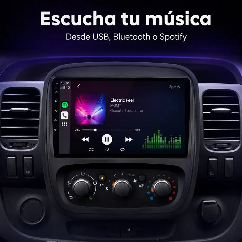 Radio pantalla CarPlay y Android Auto para Renault Trafic Fiat Talento 2014-2020 - foto 9