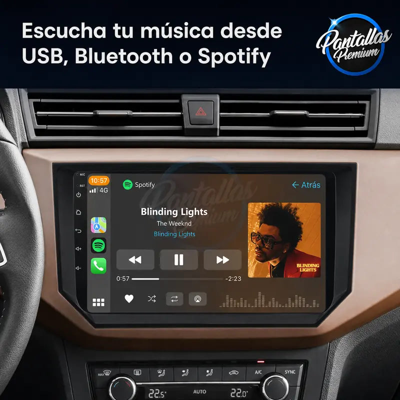 Radio pantalla CarPlay y Android Auto para Seat Ibiza Arona 2017-2020 - foto 9