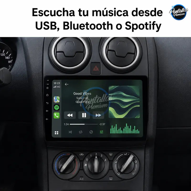 Radio pantalla CarPlay y Android Auto para Nissan Qashqai Camara 360 2006-2013 - foto 9