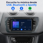 Radio pantalla CarPlay y Android Auto para Seat Ibiza 6J (2008-2014) - foto 9