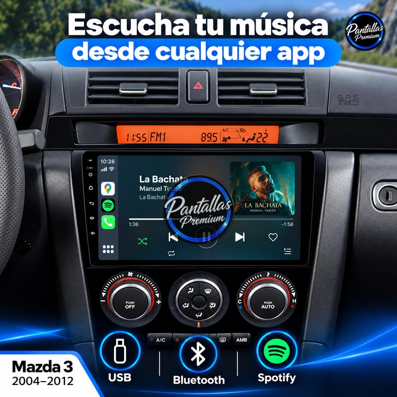 Radio pantalla CarPlay y Android Auto para Mazda 3 2004-2013 - foto 10
