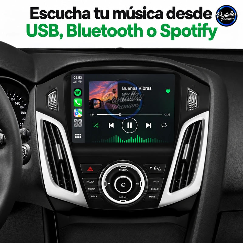 Radio pantalla CarPlay y Android Auto para Ford Focus 3 2011-2019 - foto 10
