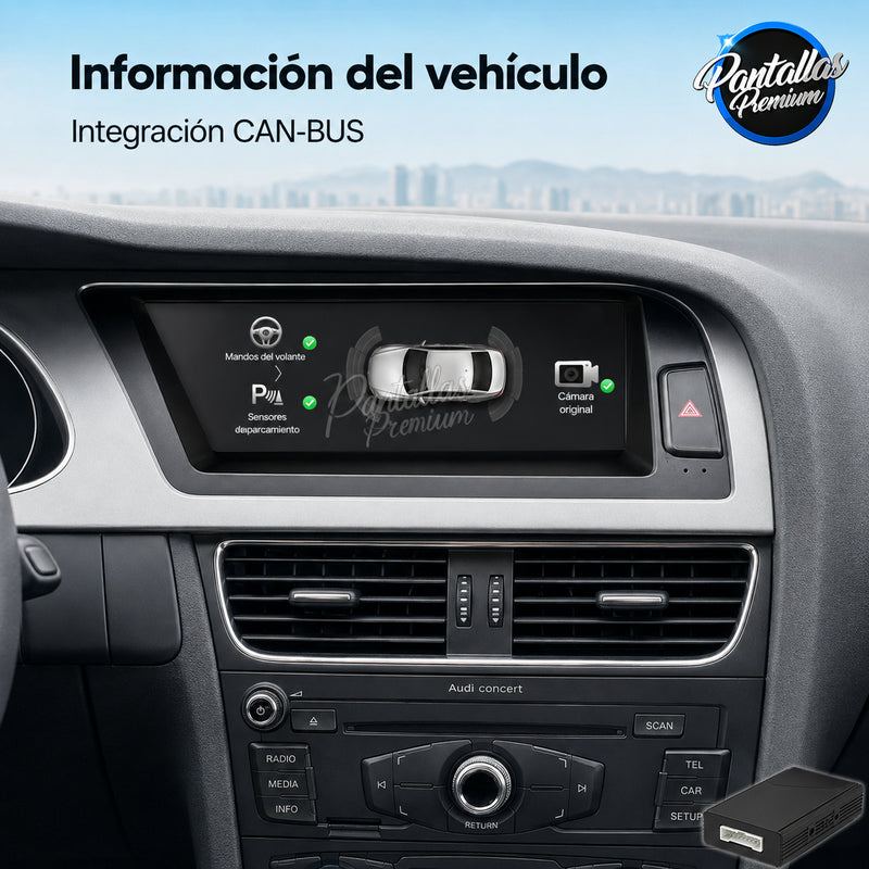 Radio pantalla CarPlay y Android Auto para Audi A4 B8 2009-2016 - foto 10