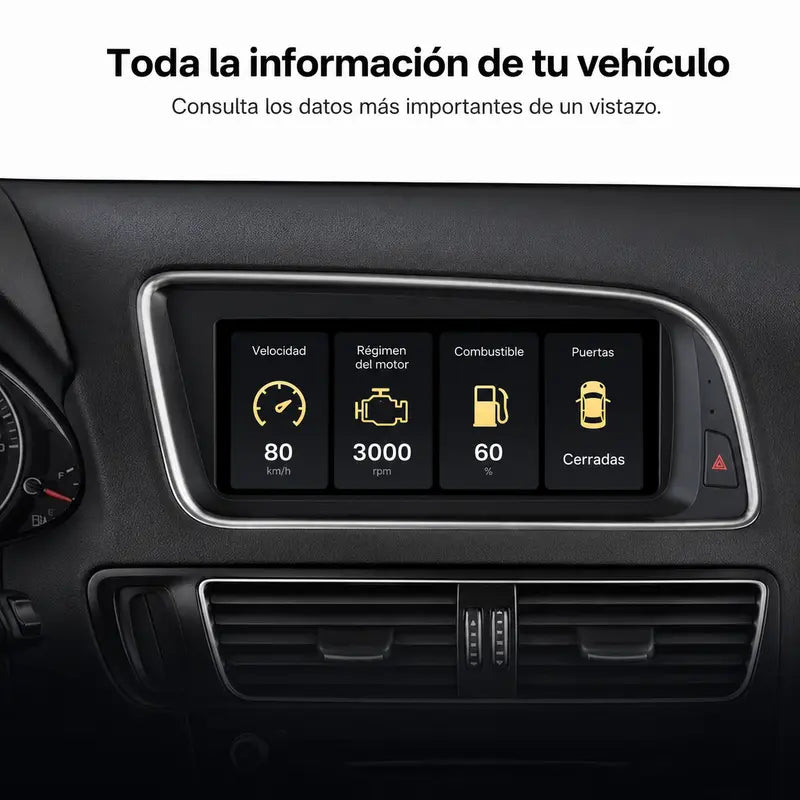 Radio pantalla CarPlay y Android Auto para Audi Q5 2009-2016 - foto 12
