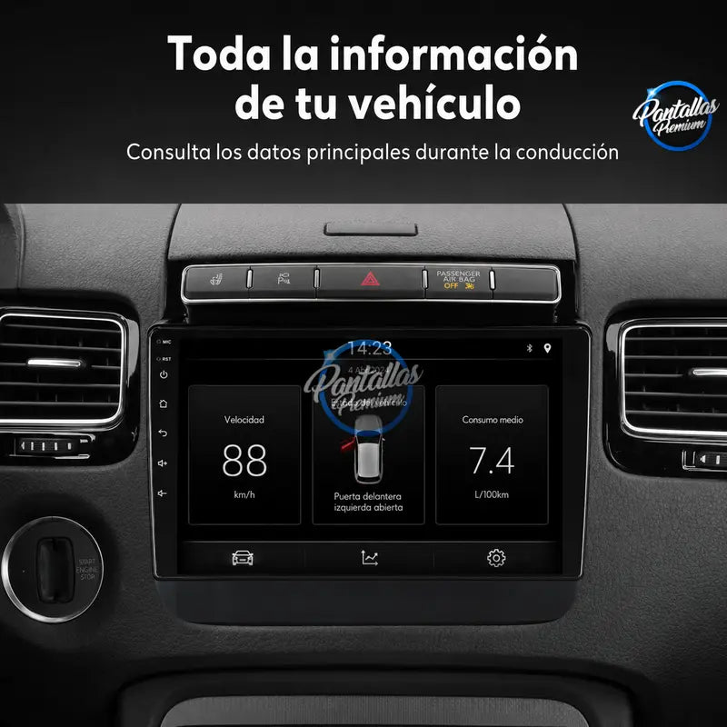 Radio pantalla CarPlay y Android Auto para Volkswagen Touareg 2010-2018 - foto 10