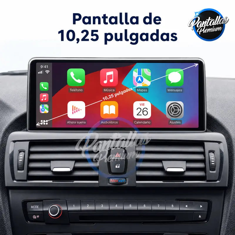 Radio pantalla CarPlay y Android Auto para BMW Serie 1 2 3 4 F20 F21 F22 F30 F31 F32 F33 - foto 11