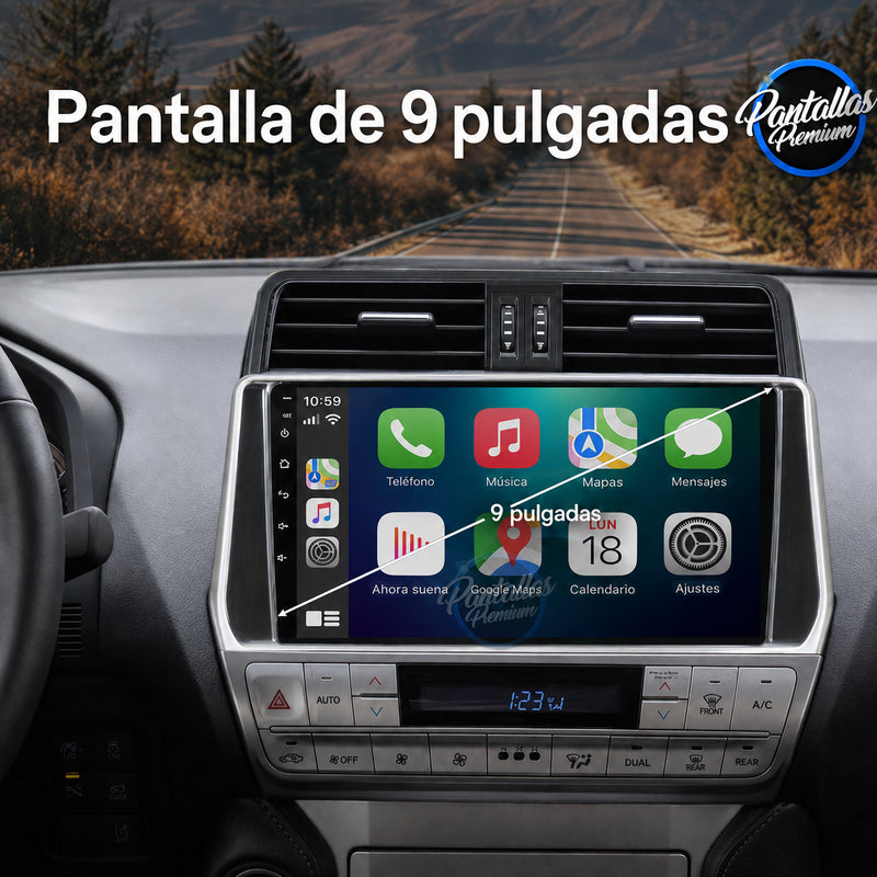 Radio pantalla CarPlay y Android Auto para Toyota Land Cruiser Prado 150 2018-2023 - foto 11