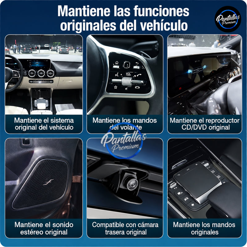 Interfaz CarPlay y Android Auto para Mercedes Clase A W177 GLB GLA CLA 2018-2023 NTG6.0 - foto 9