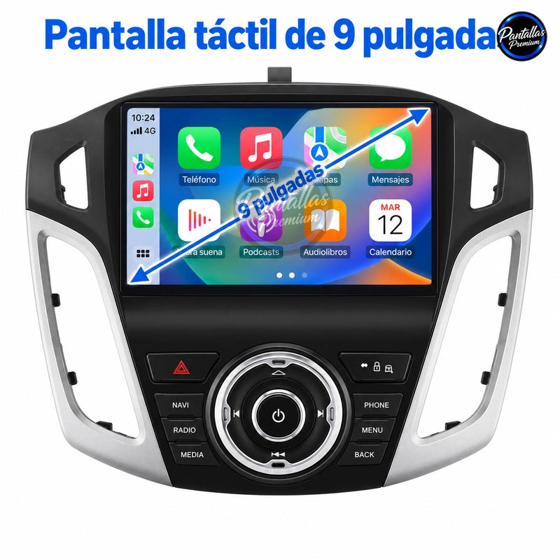 Radio pantalla CarPlay y Android Auto para Ford Focus 3 2011-2019 - foto 12