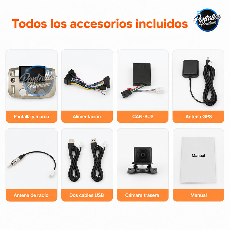 Radio pantalla CarPlay y Android Auto para Renault Scenic II 2004-2009 MT - foto 12