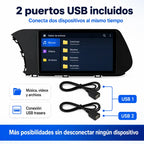 Radio pantalla CarPlay y Android Auto para Hyundai I20 2020 - 2023 - foto 12