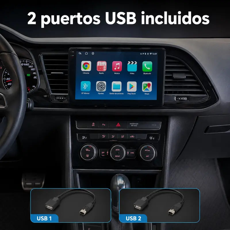 Radio pantalla CarPlay y Android Auto para Seat Leon MK3 - foto 11