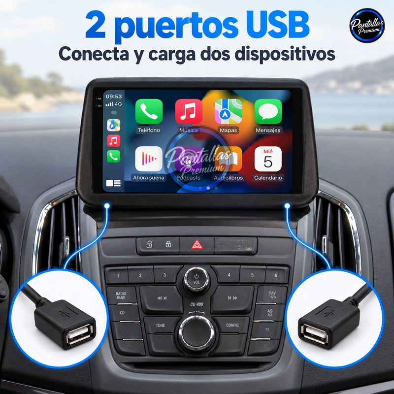Radio pantalla CarPlay y Android Auto para Opel Zafira Tourer 2010-2016 - foto 11