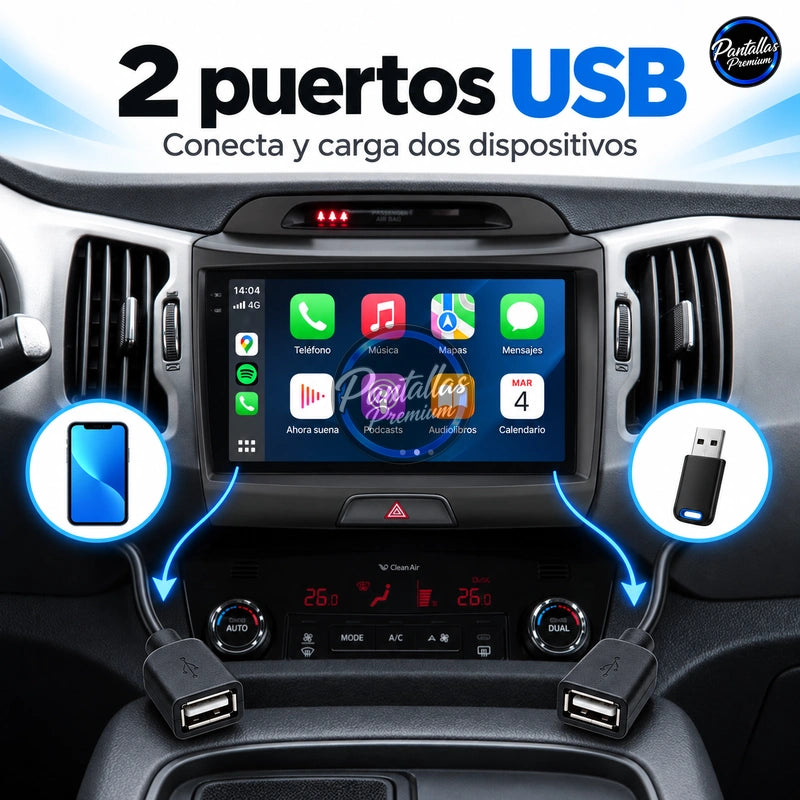 Radio pantalla CarPlay y Android Auto para KIA Sportage 3 2011-2016 - foto 11