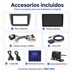 Radio pantalla CarPlay y Android Auto para Seat Altea - foto 12