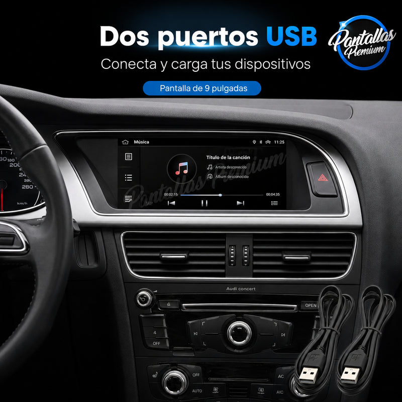 Radio pantalla CarPlay y Android Auto para Audi A4 B8 2009-2016 - foto 13