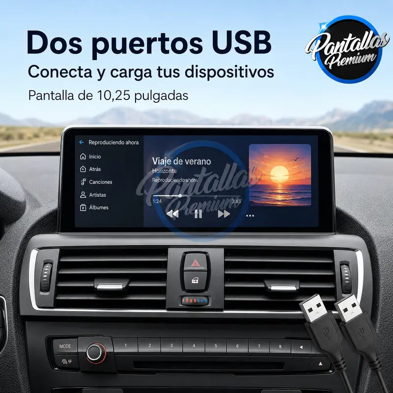 Radio pantalla CarPlay y Android Auto para BMW Serie 1 2 3 4 F20 F21 F22 F30 F31 F32 F33 - foto 13