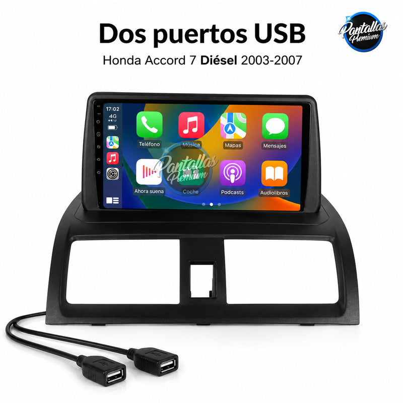 Radio pantalla CarPlay y Android Auto para Honda Accord 7 Diésel 2003-2007 - foto 13