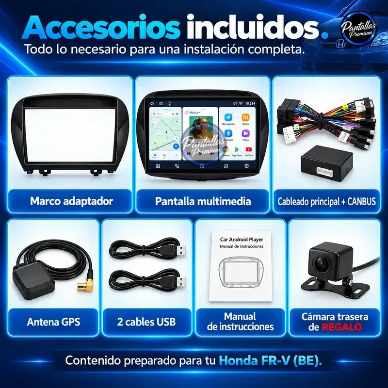 Accesorios incluidos para pantalla Honda FR-V BE