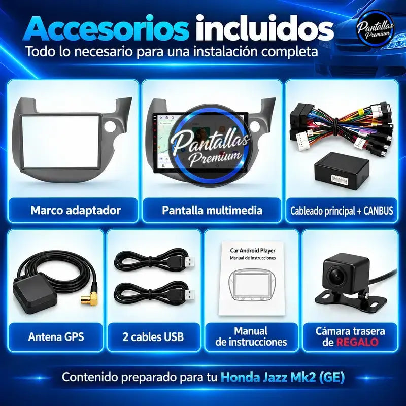 Accesorios incluidos Honda Jazz GE