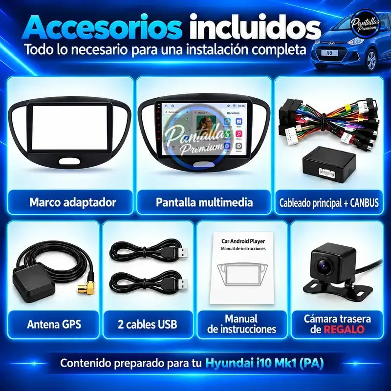 Accesorios incluidos Hyundai i10 PA