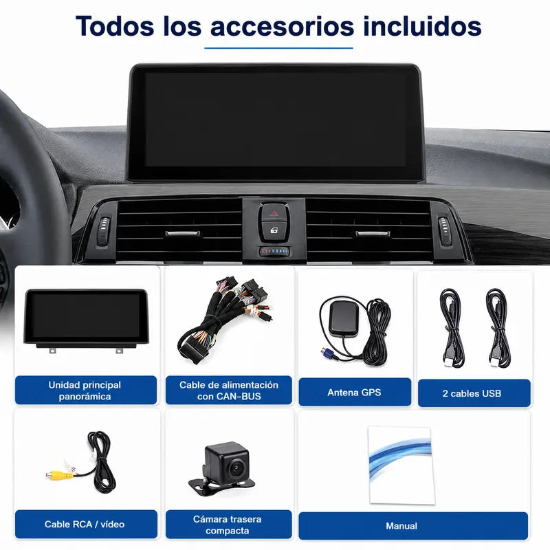 Radio pantalla CarPlay y Android Auto para BMW F20 F30 2013-2017 - foto 13