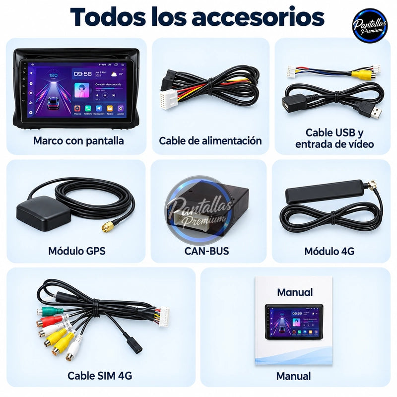 Radio pantalla CarPlay y Android Auto para Dacia Sandero 2021-2023 - foto 13