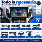 Radio pantalla CarPlay y Android Auto para Hyundai I30 Elantra GT 2011-2017 - foto 13