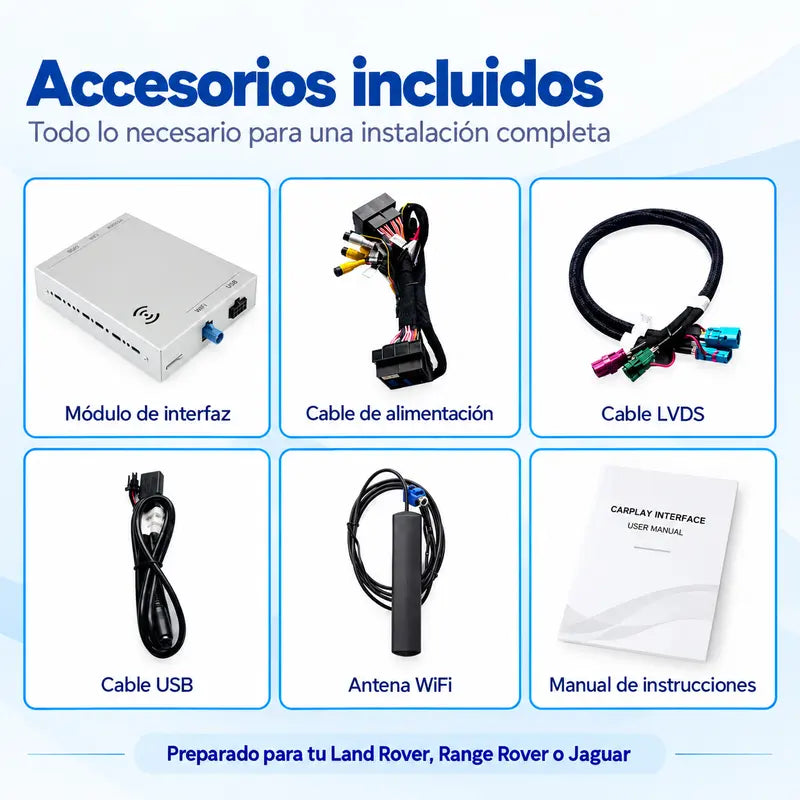 Interfaz CarPlay Land Rover Range Rover Evoque Discovery Jaguar - imagen 13 de 13