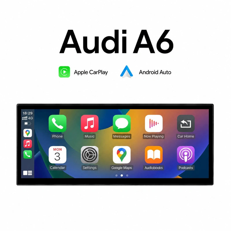 Radio pantalla CarPlay y Android Auto para Audi A6 C5 1999-2004