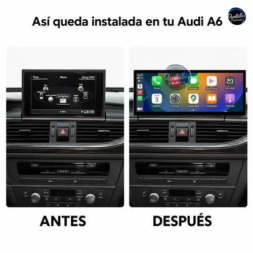 Radio pantalla CarPlay y Android Auto para Audi A6 C5 1999-2004 - foto 2