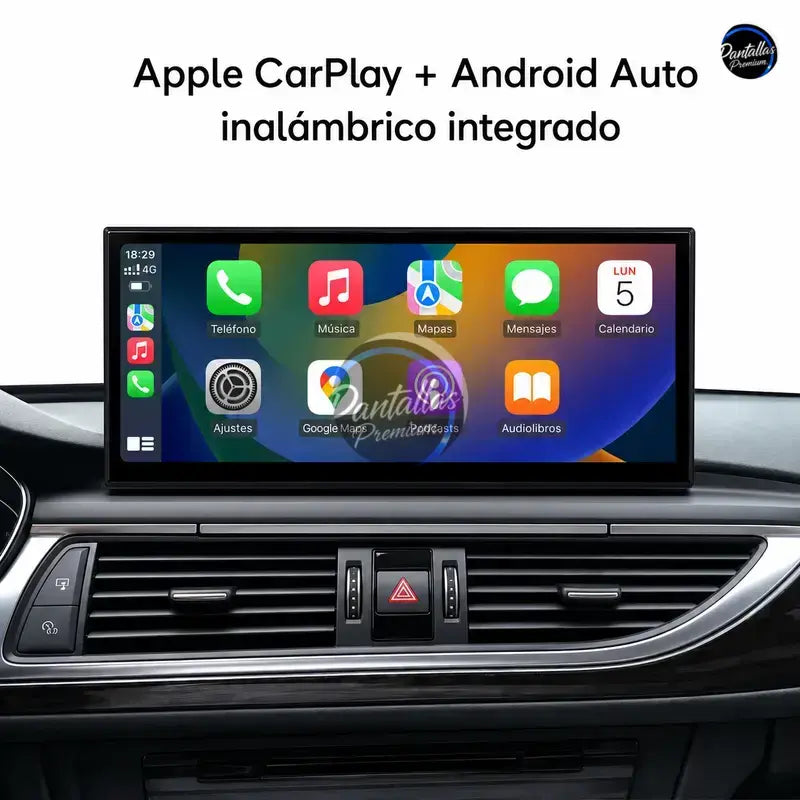 Radio pantalla CarPlay y Android Auto para Audi A6 C5 1999-2004 - foto 3