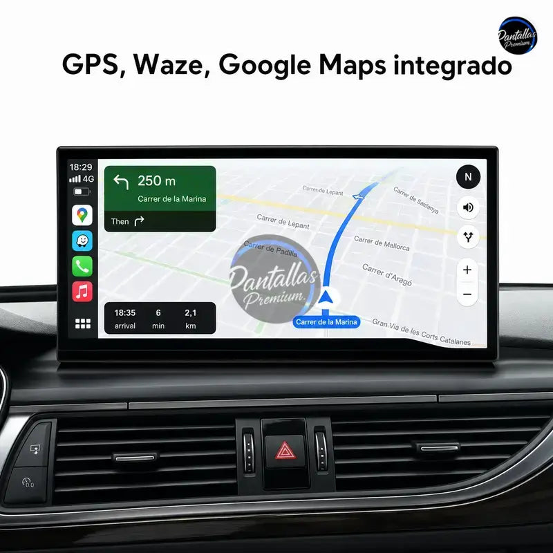 Radio pantalla CarPlay y Android Auto para Audi A6 C5 1999-2004 - foto 4
