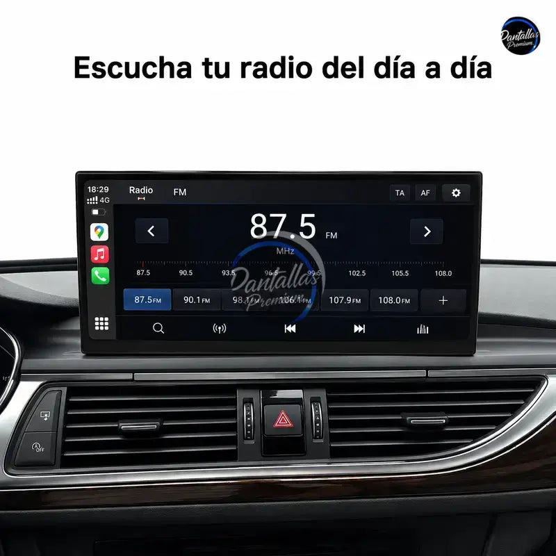 Radio pantalla CarPlay y Android Auto para Audi A6 C5 1999-2004 - foto 8