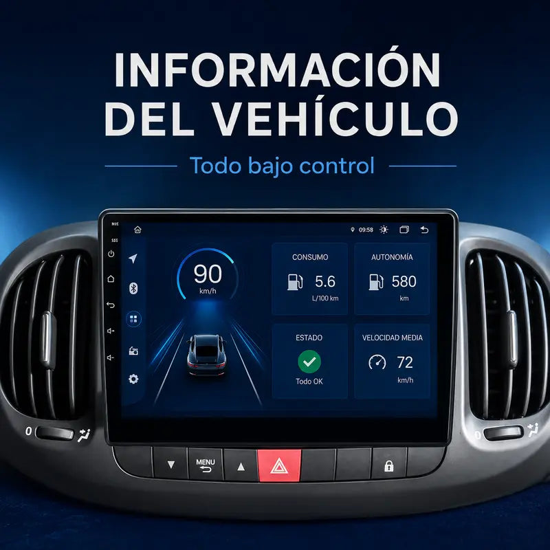 Radio pantalla CarPlay y Android Auto para Fiat 500L 2012-2017 - foto 23