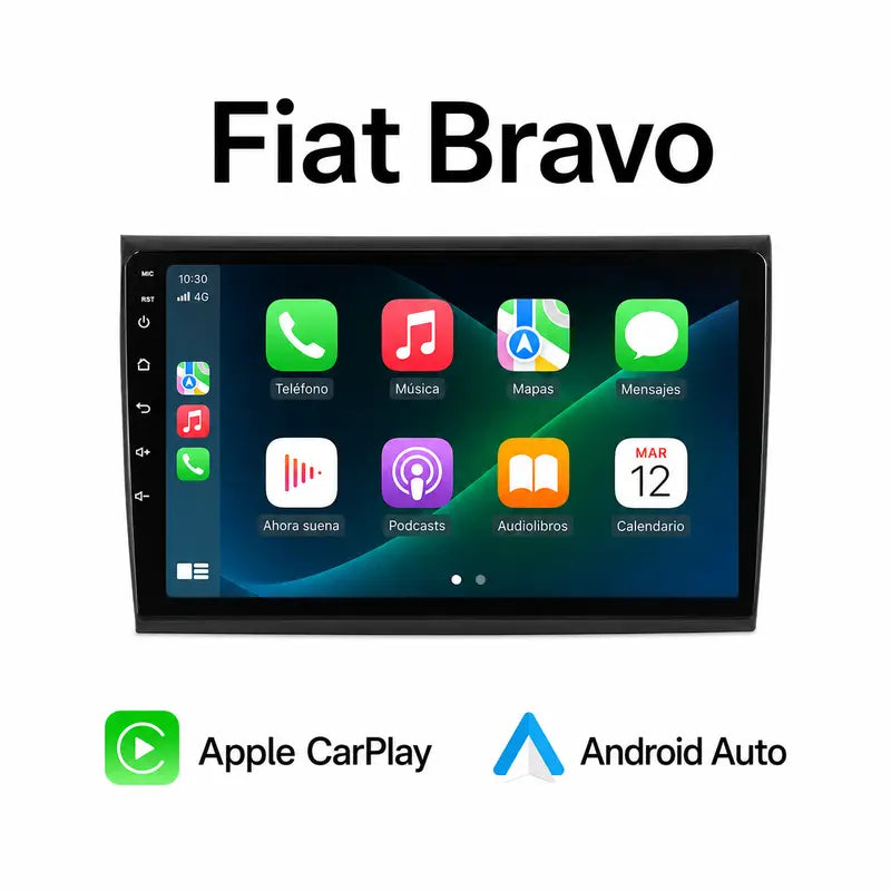 Radio pantalla CarPlay y Android Auto para Fiat Bravo 2007-2012 - foto 11