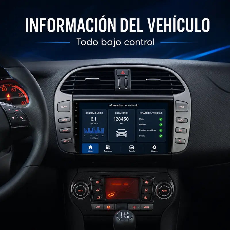 Radio pantalla CarPlay y Android Auto para Fiat Bravo 2007-2012 - foto 17