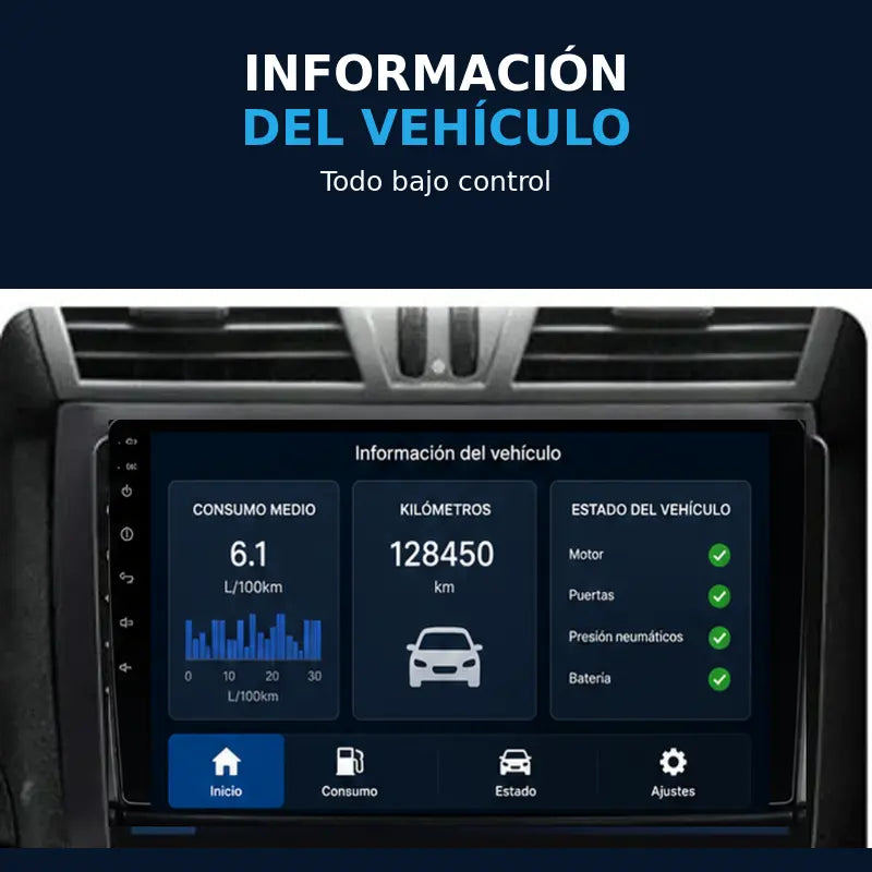 Radio pantalla CarPlay y Android Auto para Fiat Stilo 2002-2010 - foto 7