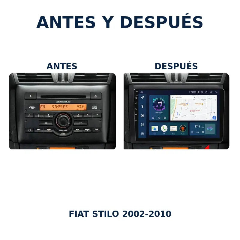 Radio pantalla CarPlay y Android Auto para Fiat Stilo 2002-2010 - foto 10